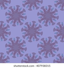 Vector abstract seamless patchwork pattern. Arabic tile texture with geometric and floral ornaments. Decorative elements for textile, book covers, print, gift wrap. Vintage boho style.