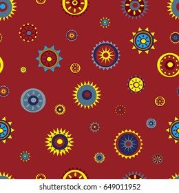 Vector abstract seamless pattern.