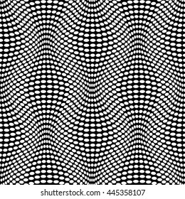 Vector abstract seamless pattern. 3d effect background.