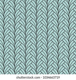 Vector Abstract Seamless Pattern. Art Deco Style Background. Geometric texture.