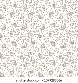 Vector Abstract Seamless Pattern. Art Deco Style Background. Geometric texture.