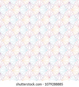 Vector Abstract Seamless Pattern. Art Deco Style Background. Geometric texture.
