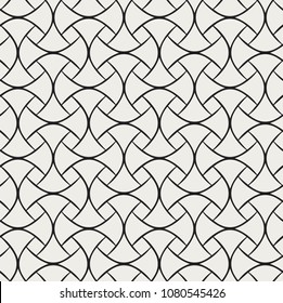 Vector Abstract Seamless Pattern. Art Deco Style Background. Geometric decorative texture.