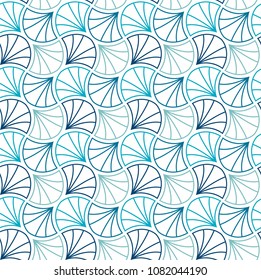 Vector Abstract Seamless Pattern. Art Deco Style Background. Geometric texture.