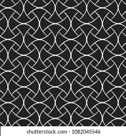 Vector Abstract Seamless Pattern. Art Deco Style Background. Geometric decorative texture.