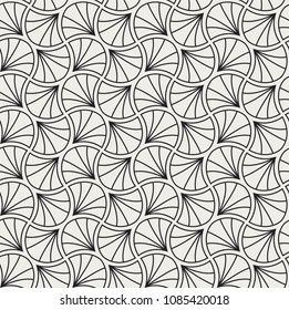 Vector Abstract Seamless Pattern. Art Deco Style Background. Geometric texture.