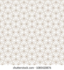 Vector Abstract Seamless Pattern. Art Deco Style Background. Geometric texture.
