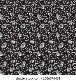 Vector Abstract Seamless Pattern. Art Deco Style Background. Geometric texture.