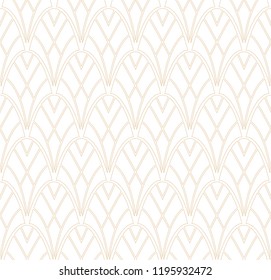 Vector Abstract Seamless Pattern. Art Deco Style Background. Geometric texture.