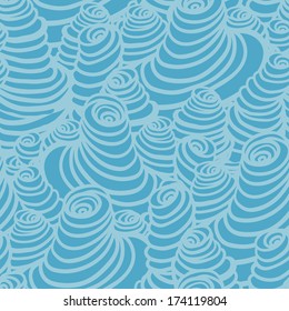 Vector abstract seamless pattern background. Fantasy cosmic texture. 