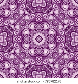 Vector abstract seamless pattern. Bright colors oil stains background 