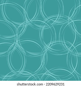 Vector abstract seamless pattern. Circles, geometric drawings . Pink isolated background. Fantasy texture.	