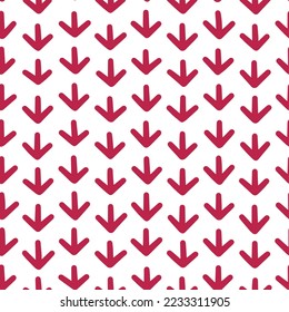 Vector abstract seamless pattern colors of the year 2023 (Viva Magenta). Trend background for your design.