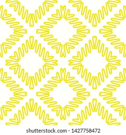 Vector abstract seamless pattern. Design for fabric print. Bright color
