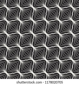 Vector abstract seamless pattern. Geometric classical background. Retro stylish texture.