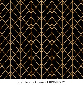 Vector abstract seamless pattern. Geometric classical background. Retro stylish texture.