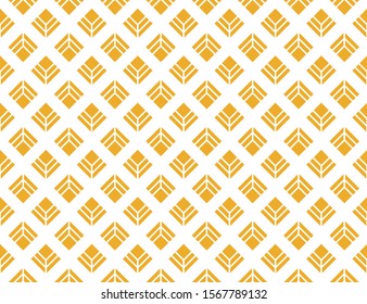 Vector abstract seamless pattern. Geometric classical background. Retro stylish texture.