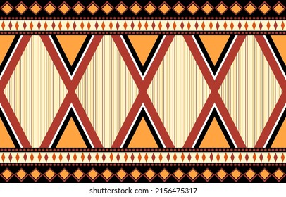 Vector - Abstract seamless pattern of geometric ethnic. Embroidery, African, Moroccan, Islamic. Can be use for print, paper, fabric, clothing, pillow.