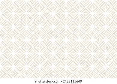Vector abstract seamless pattern. Geometric classical background. Retro stylish texture.