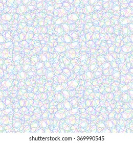 Vector abstract seamless pattern,  hand-drawn pattern, bubbles background.
Seamless pattern can be used for wallpaper, pattern fills, web page background, surface textures color full bubbles on white 