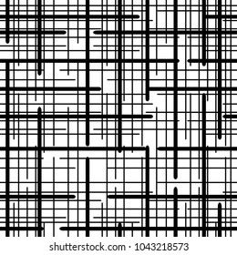 Vector Abstract seamless pattern line background