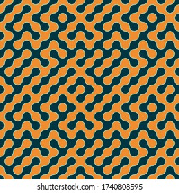 Vector abstract seamless pattern with liquid shapes. Seamless geometric pattern in abstract style. Vector trendy creative design. Trendy liquid shape. Digital art. Digital geometric texture wallpaper