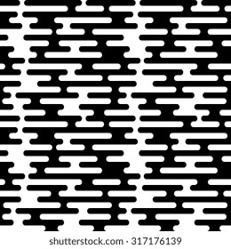 Vector abstract seamless pattern with modern geometric streaks