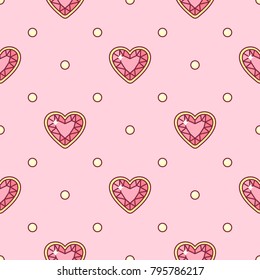 vector abstract seamless pattern. Simple Little Princess concept for girl. Fill drawing illustration. Cute childish fabric background. Print art graphic backdrop texture. Wrapping design for kids 007
