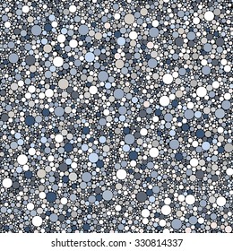 vector abstract seamless pattern small blue circles texture background