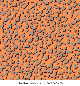 Vector abstract seamless pattern with spots. Vector pattern can be used as wallpaper, website background, cover design, textiles and advertising