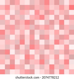 Vector - Abstract seamless pattern of tile pink pastel floor or mosaic wall. Can be use for print, paper, wrapping, fabric, wall, sticker, backdrop. Blur, Sensor, Valentine's.