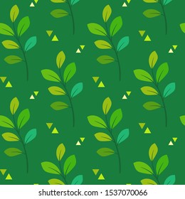 Vector abstract seamless patterns and backgrounds. Bright vivid colors green, yellow, orange. Tropical exotic flowers monstera, strelitzia, palm, plants, leaves, jungle. Print for summer clothes.