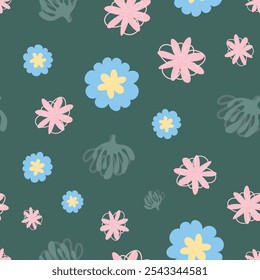 Vector Abstract Seamless Patterns for textiles and back grounds