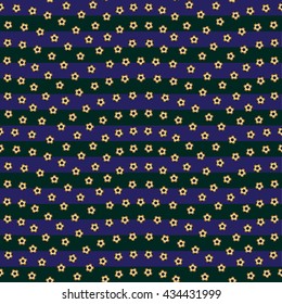 Vector abstract seamless striped pattern, geometrical fan shaped layout. Black stripes. Golden metallic soccer ball. Football background, modern wallpaper, wrapping paper, page fill
