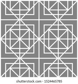 Vector abstract seamless texture. Modern geometric background