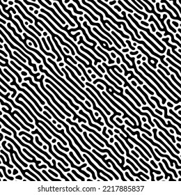 Vector abstract seamless turing pattern, endless texture, fabric print template.