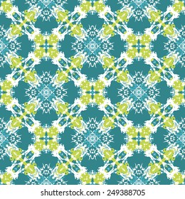 Vector abstract seamless wavy pattern. Hand drawn brush strokes illustration.