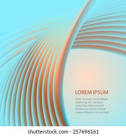 Vector abstract shape background