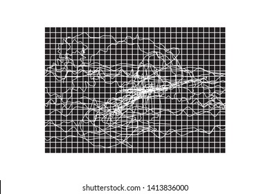 Vector Abstract Shape. Geometric form for T-shirts App interfaces Posters Postcards Patterns Logo design Business cards Brand books Animation Web Clothes Photography etc