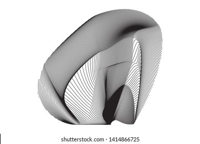 Vector Abstract Shape Geometric universal design form 