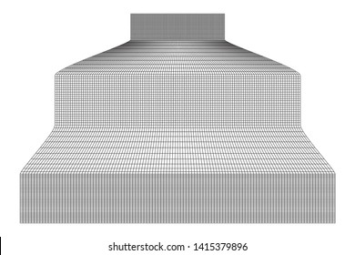 Vector Abstract Shape Geometric universal design form 