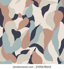 Vector abstract shape illustration seamless repeat pattern digital artwork