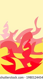 Vector abstract  shape phone case design