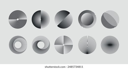 Vector abstract shapes collection made with minimalist geometric forms and graphics elements for poster, cover, art, presentation, prints, fabric, wallpaper and etc.