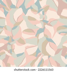 Vector abstract shapes illustration seamless repeat pattern