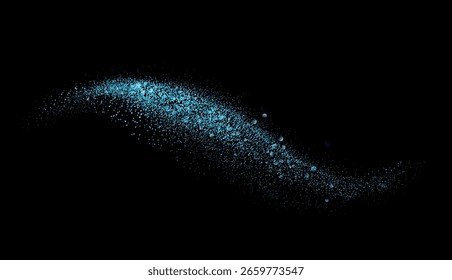 Vector Abstract Shiny Blue Gold Glitter design element. For New Year, Merry Christmas, Birthday and Wedding greeting card and invitation. Luxury Background design