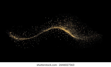 Vetor abstrato brilhante dourado Glitter elemento de design. Para o Ano Novo, Feliz Natal, Aniversário e casamento cartão de saudação e convite. Design de fundo de luxo