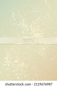 Vector abstracto y brillante fondo de lujo en tonos pastel claros y suaves con manchas doradas. A4 plantilla de gradiente moderno premium con textura de salpicadura para elegante invitación a boda, portada de tarjeta o portátil