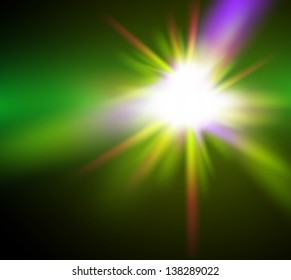Vector abstract shiny star / space background