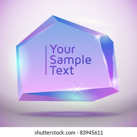 vector abstract shiny template